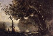 Charles Francois Daubigny On the Banks of the Oise oil